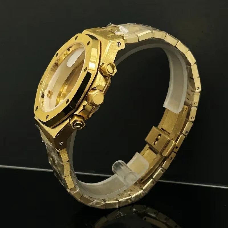 41mm 로즈 골드 블랙 시계 남자 크로노 그래프 스테 - Exhibition Caseback 리뷰 및 가격