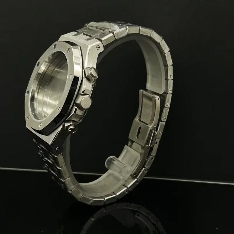 41mm 로즈 골드 블랙 시계 남자 크로노 그래프 스테 - Exhibition Caseback 리뷰 및 가격