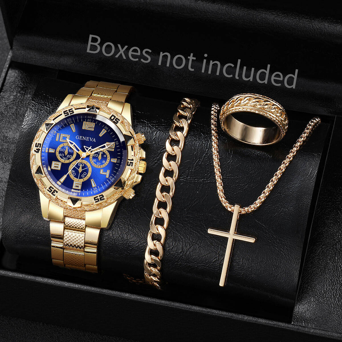 4개/세트 패션 남성 비즈니스 시계 남성용 럭셔리 빅  - Luxury Watch Organizer For Men 리뷰 및 가격