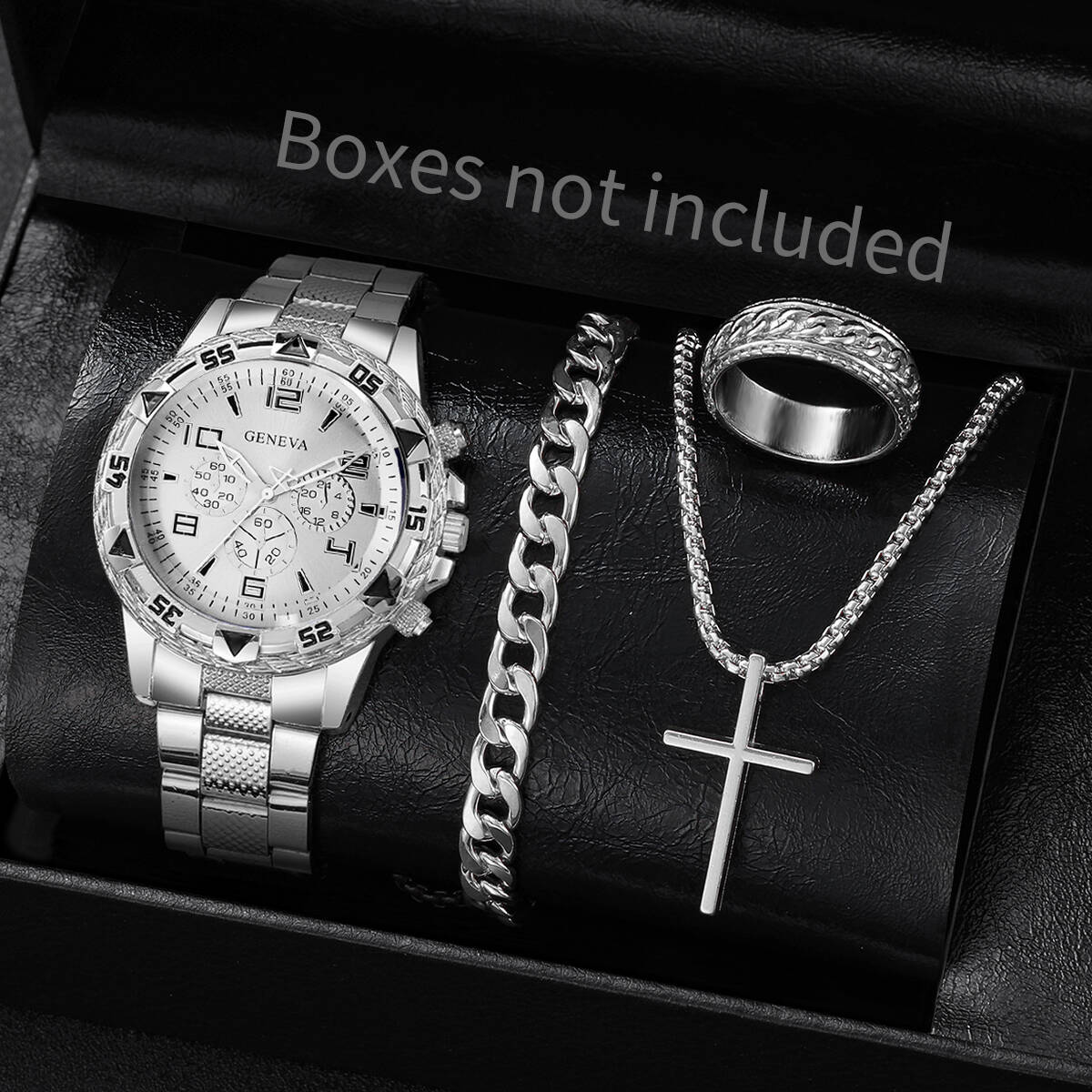 4개/세트 패션 남성 비즈니스 시계 남성용 럭셔리 빅  - Luxury Watch Organizer For Men 리뷰 및 가격