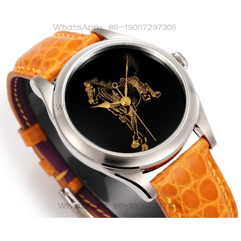 골드 크래프트 말의 해 기계식 시계, 라이트 럭셔리 비 - Zodiac Luxury Watch 리뷰 및 가격