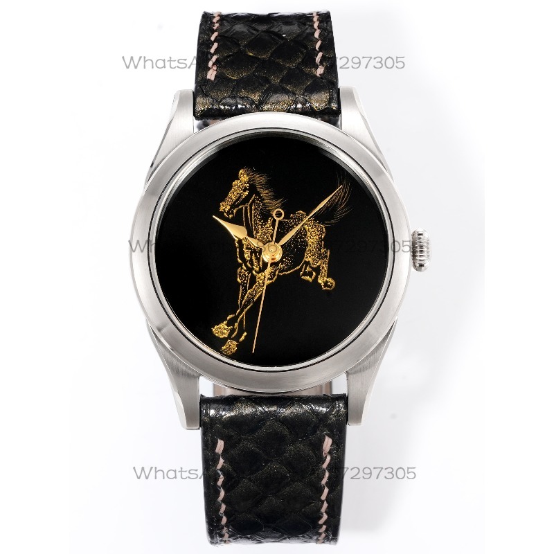 골드 크래프트 말의 해 기계식 시계, 라이트 럭셔리 비 - Zodiac Luxury Watch 리뷰 및 가격