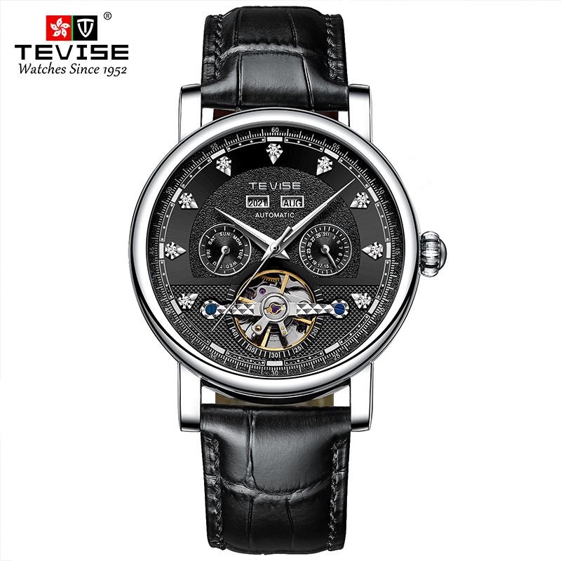 남성용 TEVISE 시계 자동 기계식 무브먼트 캐주얼  - Luxury Watch On Sale 리뷰 및 가격