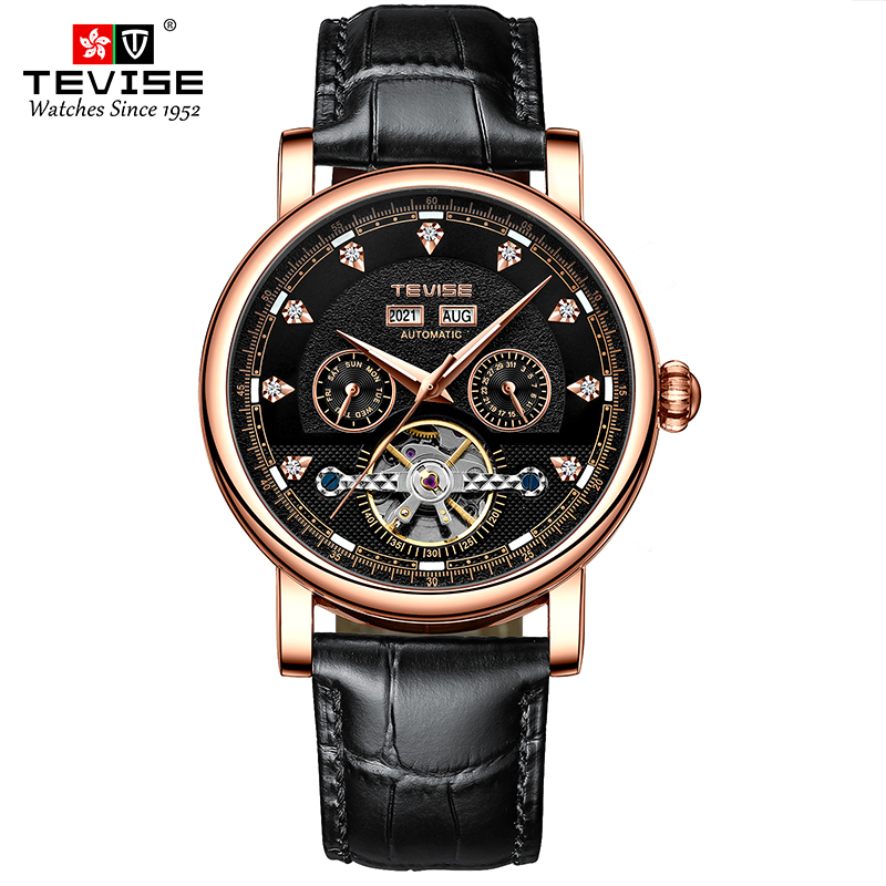 남성용 TEVISE 시계 자동 기계식 무브먼트 캐주얼  - Luxury Watch On Sale 리뷰 및 가격