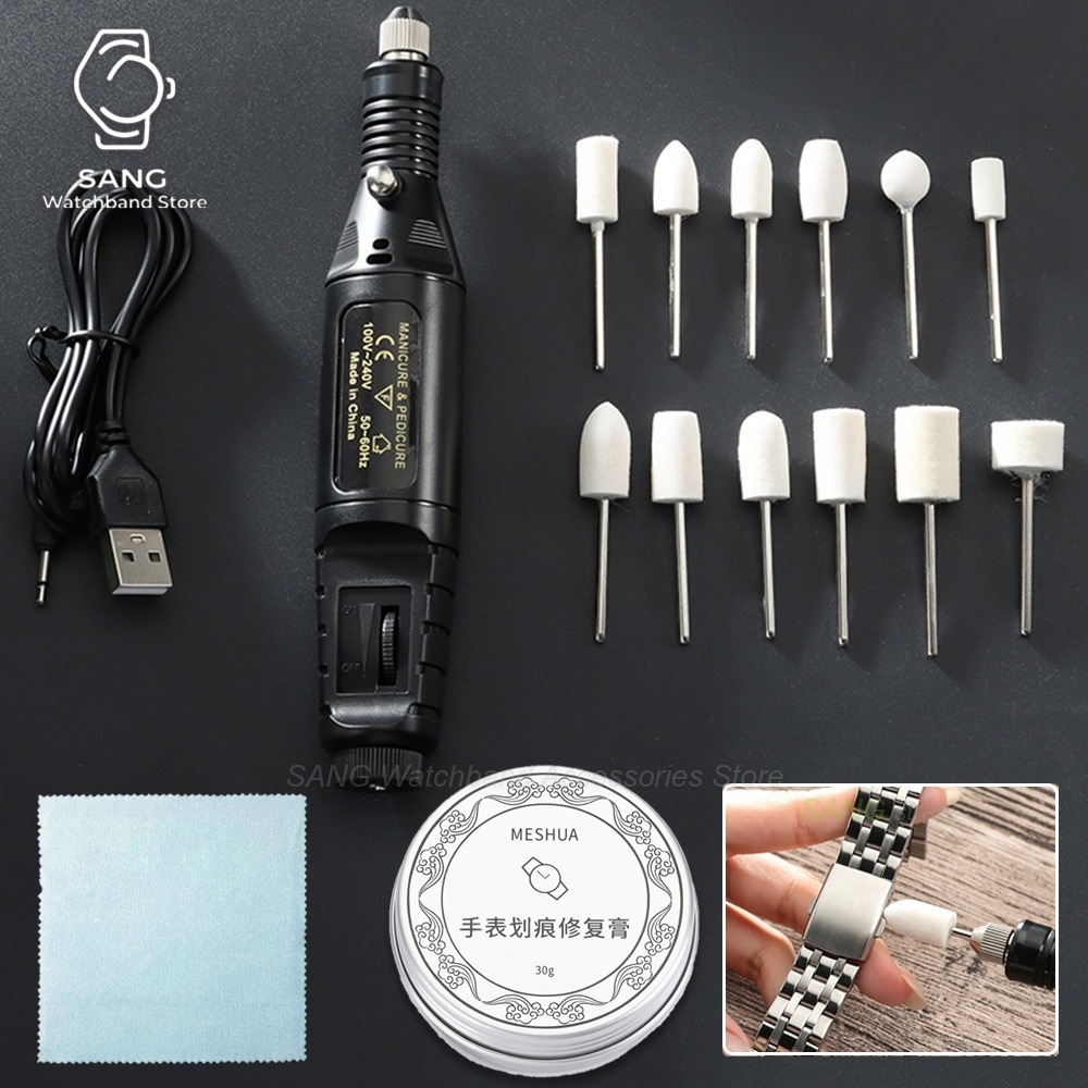 스테인리스 스틸 시계줄 전기 휴대용 연마 샌딩 펜 도구 - Luxury Watch Cleaning Kit 리뷰 및 가격